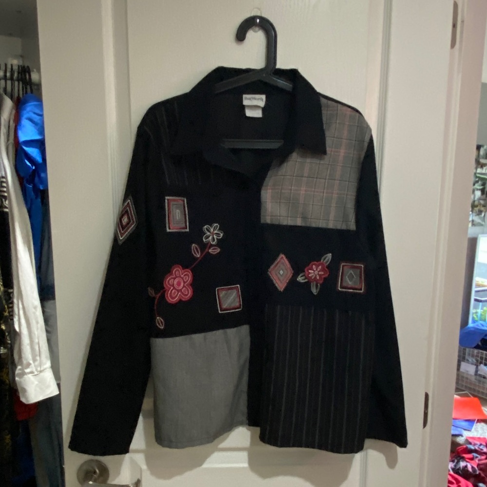 Vintage Floral Business Shirt